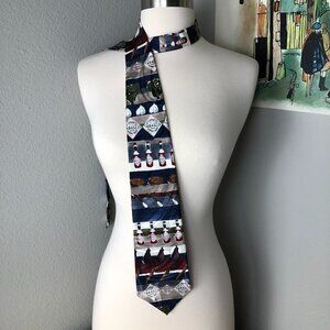 Tabasco Necktie Bottles Hot Pepper Sauce 100% Silk - Steakhouse